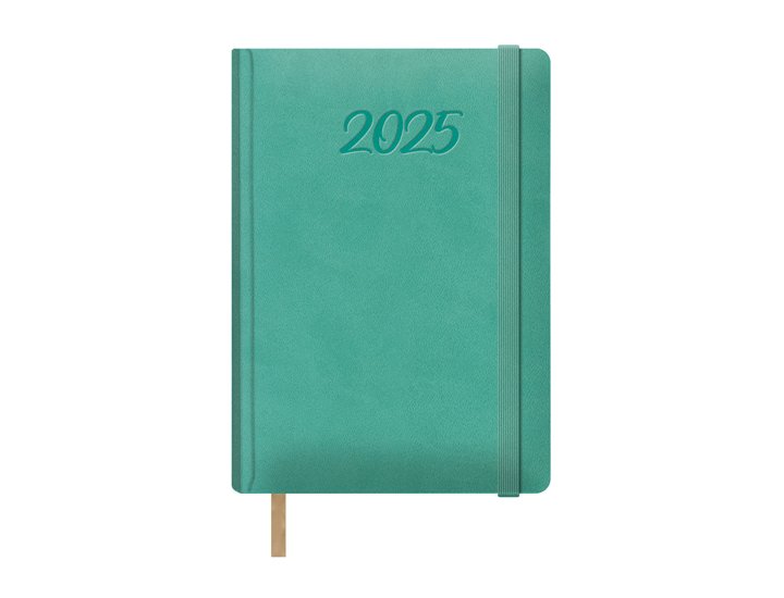 AGENDA ANUAL ENCUADERNADA 150X210 MM DIA PAGINA DOHE SAMBA VERDE MENTA