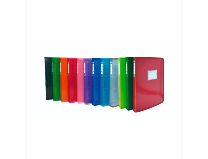 CARPETA 2 ANILLAS 25MM POLIPROPILENO DINA4 OFFICE BOX COLORLINE COLORES SURTIDOS