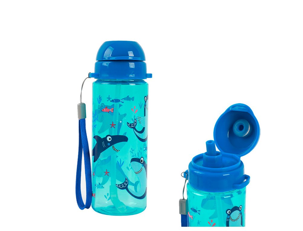 BOTELLA PLASTICO 400ML TRITAN SHARK JUGGLING