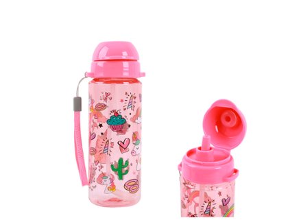 BOTELLA PLASTICO 400ML TRITAN UNICORNIO JUGGLING