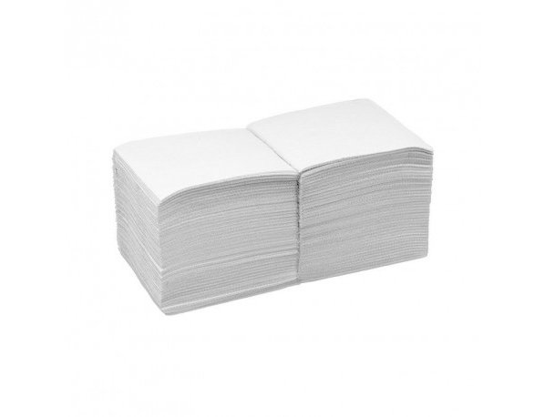 SERVILLETAS 20X20 CMS 2/C ANONIMA PACK 100 UND BLANCA