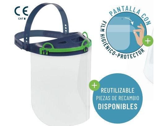 PANTALLA DE PROTECCION ADULTO VISERA POLIPROPILENO