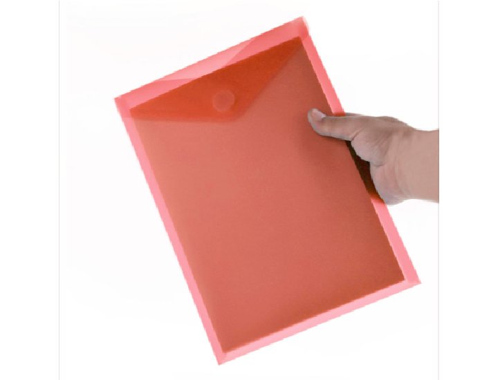 DOSSIER BOLSA VELCRO DINA4+ OFFICE BOX ROJO