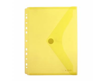 DOSSIER SOBRE VELCRO DINA4 MULTITALADRO AMARILLO