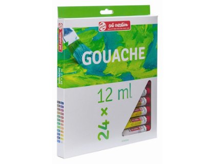 TEMPERA TUBO CAJA ART CREATION 12ML 24 COLORES