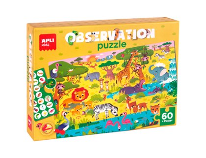 JUEGO EDUCATIVO APLI PUZLE 60 PIEZAS OBSERVATORIO JUNIOR SELVA