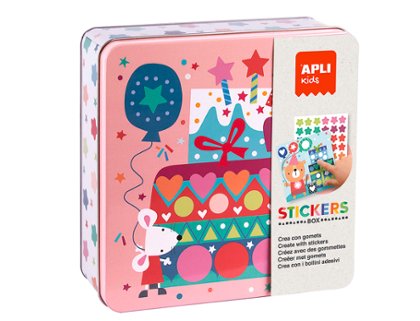 JUEGO EDUCATIVO APLI PEGATINAS FIESTA