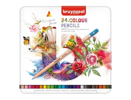 LAPIZ BRUYNZEEL CAJA METAL 24 COLORES