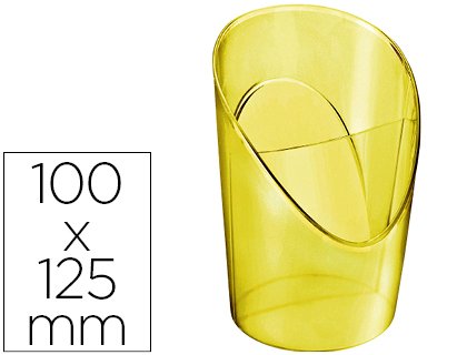 PORTALAPICES PLASTICO COLOUR ICE AMARILLO