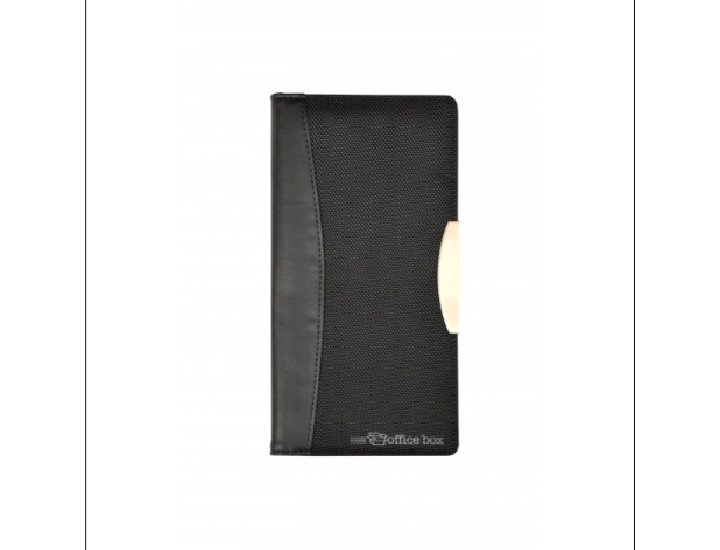 TARJETERO DYNAMIC 120X225 MM 120 TARJETAS CORTO OFFICE BOX NEGRO