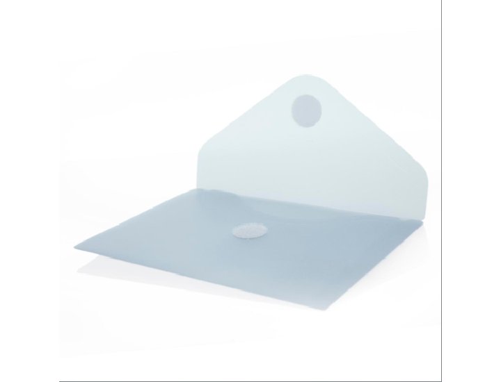 DOSSIER BOLSA VELCRO RECIBO TRANSPARENTE OFFICE BOX CRISTAL