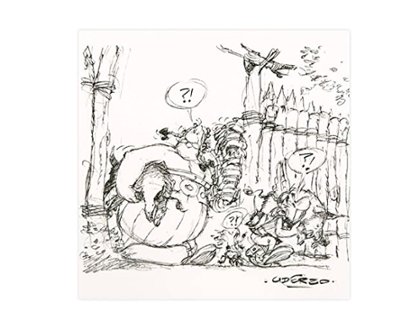 BLOC DE DIBUJO ASTERIX 21X21 Cm 30 HOJAS 160 Gramos GRANO FINO CLAIREFONTAINE