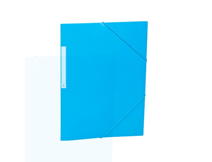 CARPETA POLIPROPILENO SOLAPA FOLIO AZUL CLARO