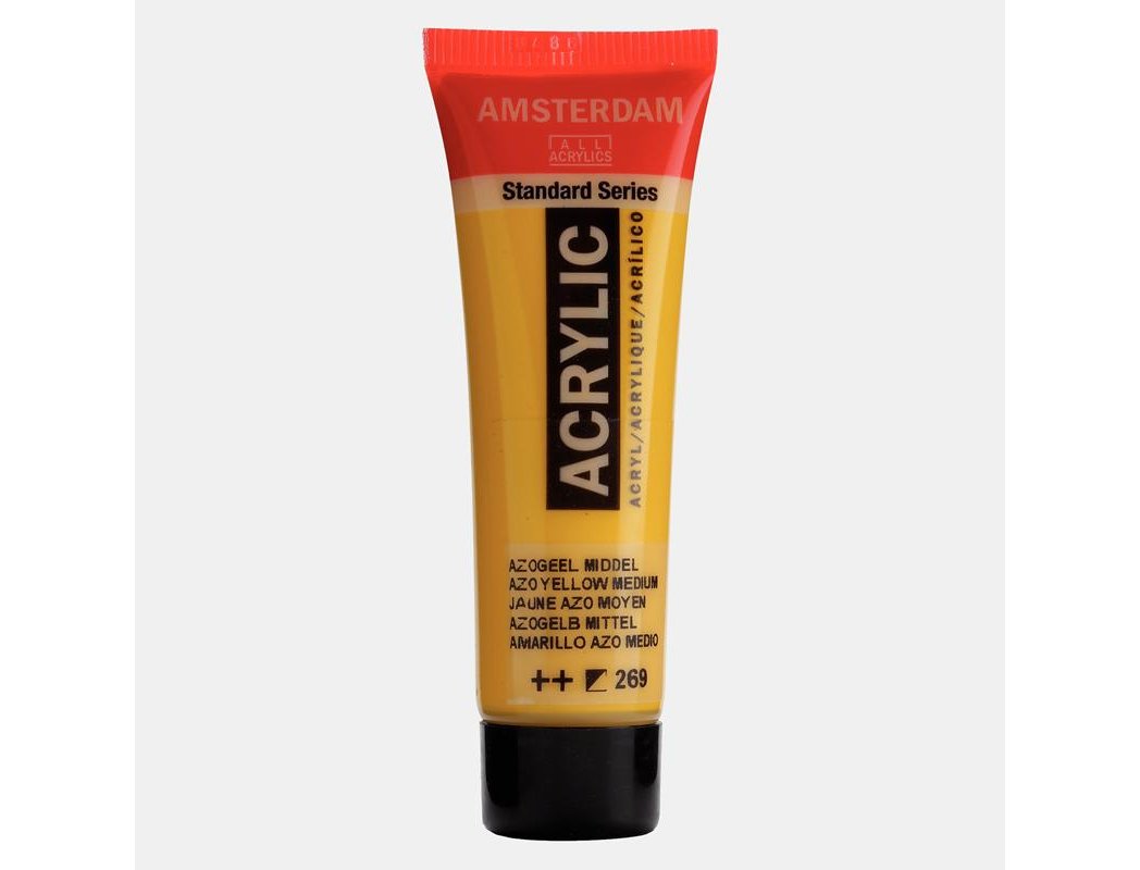 ACRILICO AMSTERDAM 020cc AMARILLO AZO MEDIO