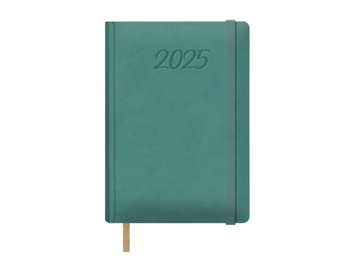 AGENDA ANUAL ENCUADERNADA 150X210 MM DIA PAGINA DOHE SAMBA VERDE