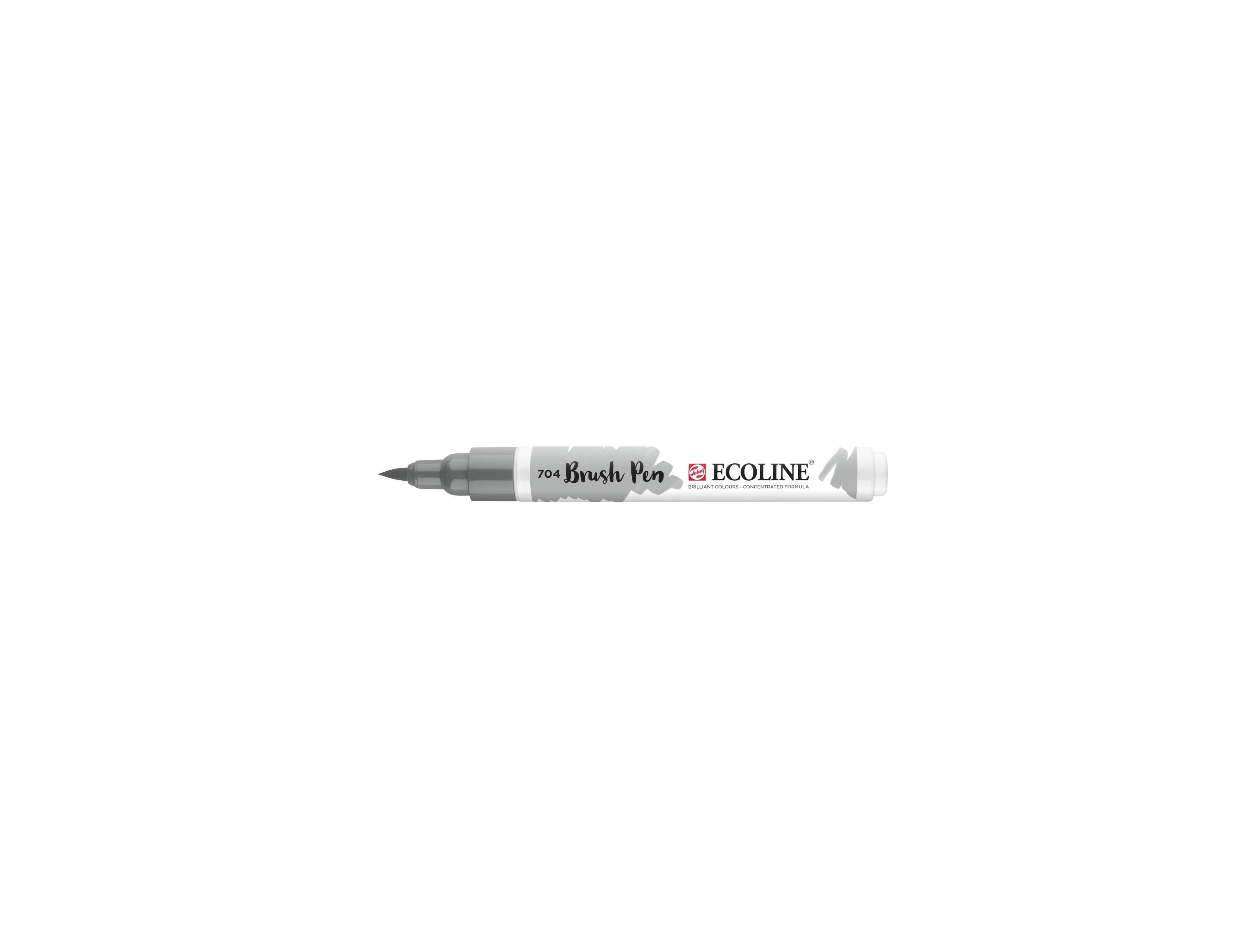 ROTULADOR BRUSH PEN TALENS ECOLINE ACUARELA GRIS