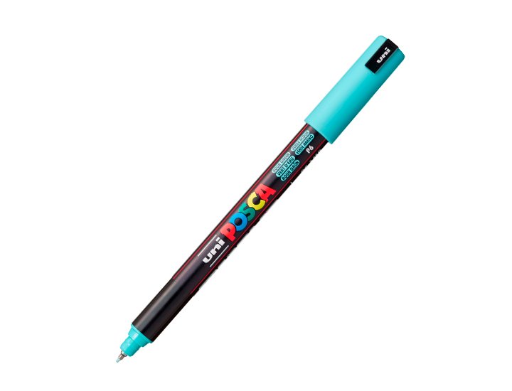 ROTULADOR UNI BALL POSCA FINO 0.7 MM VERDE MARINO