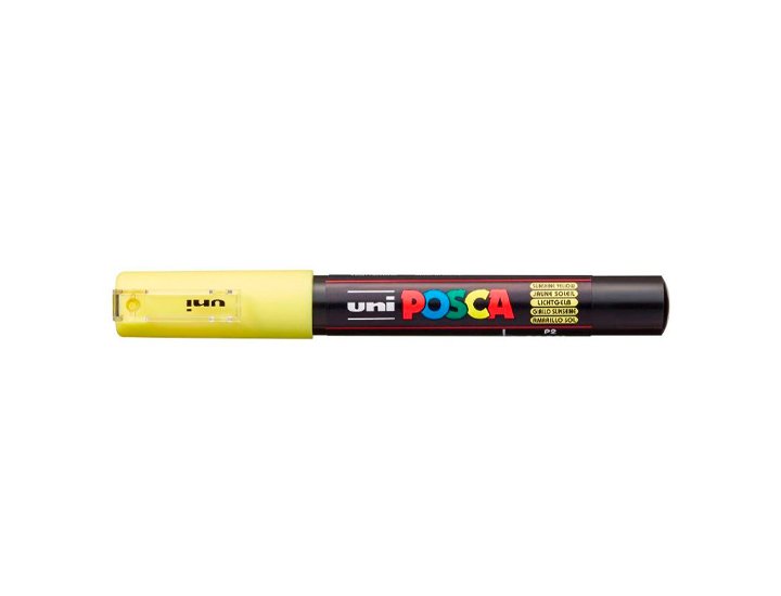 ROTULADOR UNI BALL POSCA MEDIUM 0,7MM CONICA AMARILLO SOL