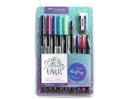 ROTULADOR DUAL BRUSHPEN SET LETTERING LOVER