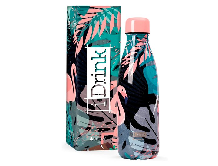BOTELLA TERMICA 500ML FLAMINGO