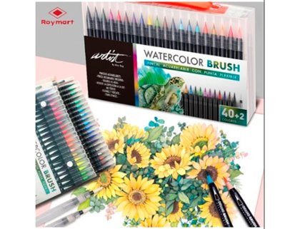 ROTULADOR BRUSH DELUXE ARTIST ESTUCHE 40+2