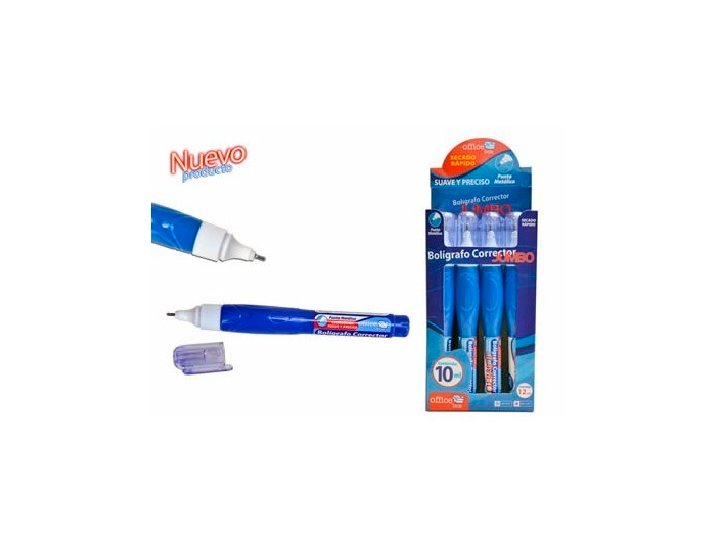 CORRECTOR BOLIGRAFO OFFICE BOX JUMBO 10 ML