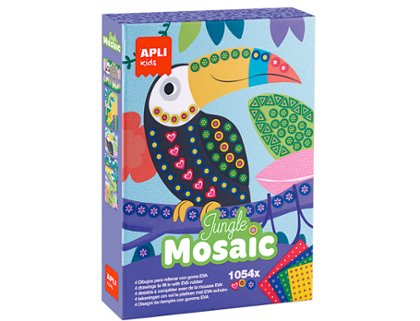 JUEGO EDUCATIVO APLI MOSAICO JUNGLA GOMA EVA