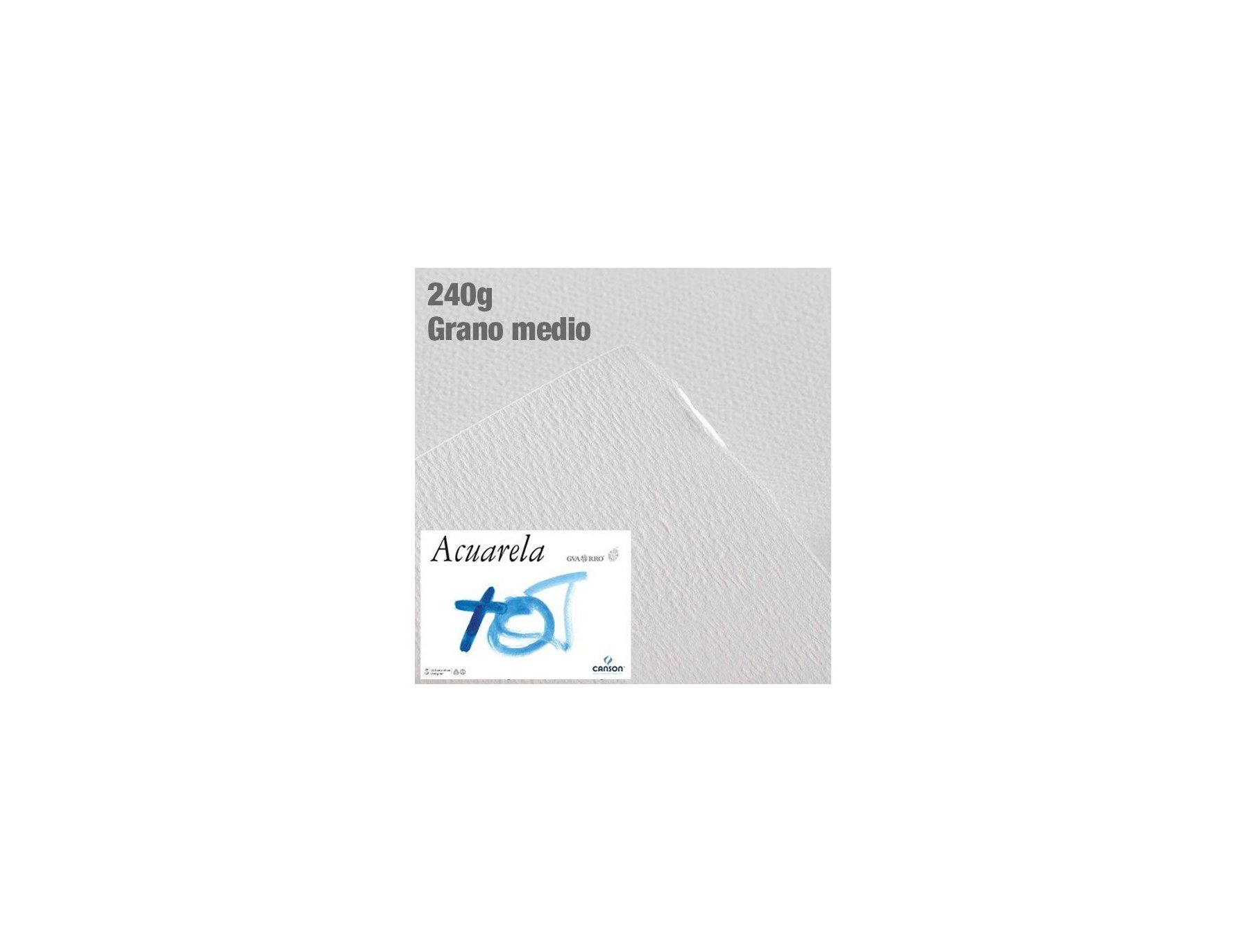 PAPEL ACUARELA GUARRO 50X070 240Gramos GRANO MEDIO
