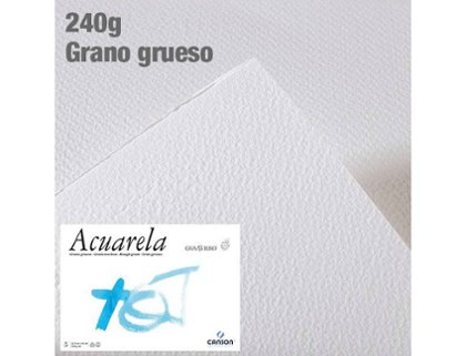 PAPEL ACUARELA GUARRO 50X070 350GRS GRANO FINO
