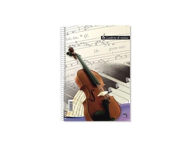 BLOC MUSICA 20 Hojas PENTAGRAMA FOLIO PACSA