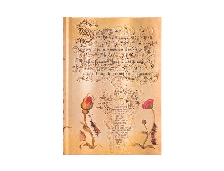 CUADERNO COSIDO FLEMISH ROSE MIDI UNLINED
