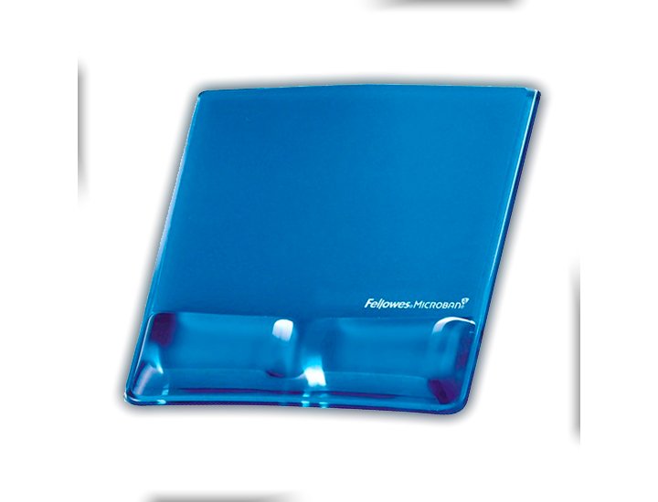 ALFOMBRILLA REPOSAMUECAS GEL ERGONOMICO AZUL