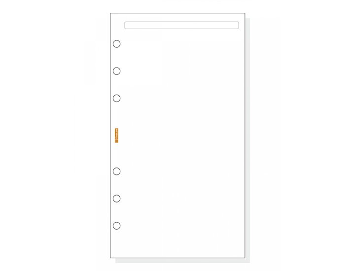 RECAMBIO AGENDA FINOCAM 609 LISO BLANCO