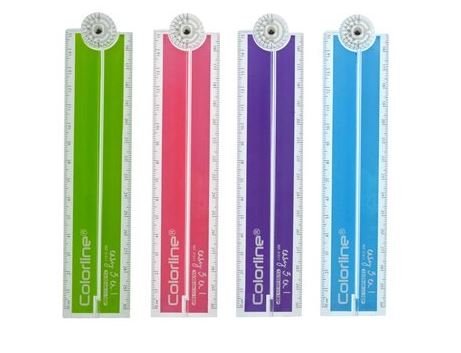 REGLA PLEGABLE 15 CMS/30CMS+TRANSPORTADOR DE ANGULOS OFFICE BOX COLORLINE COLORES SURTIDOS