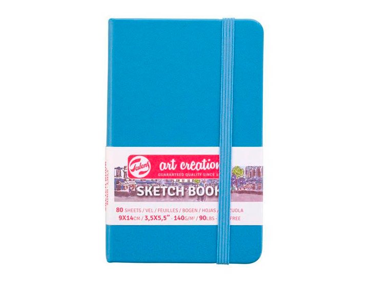 BLOC NOTAS SCKETCH TALENS ART CREATION 09X14 Cm 80 Hojas 140 Gramos AZUL
