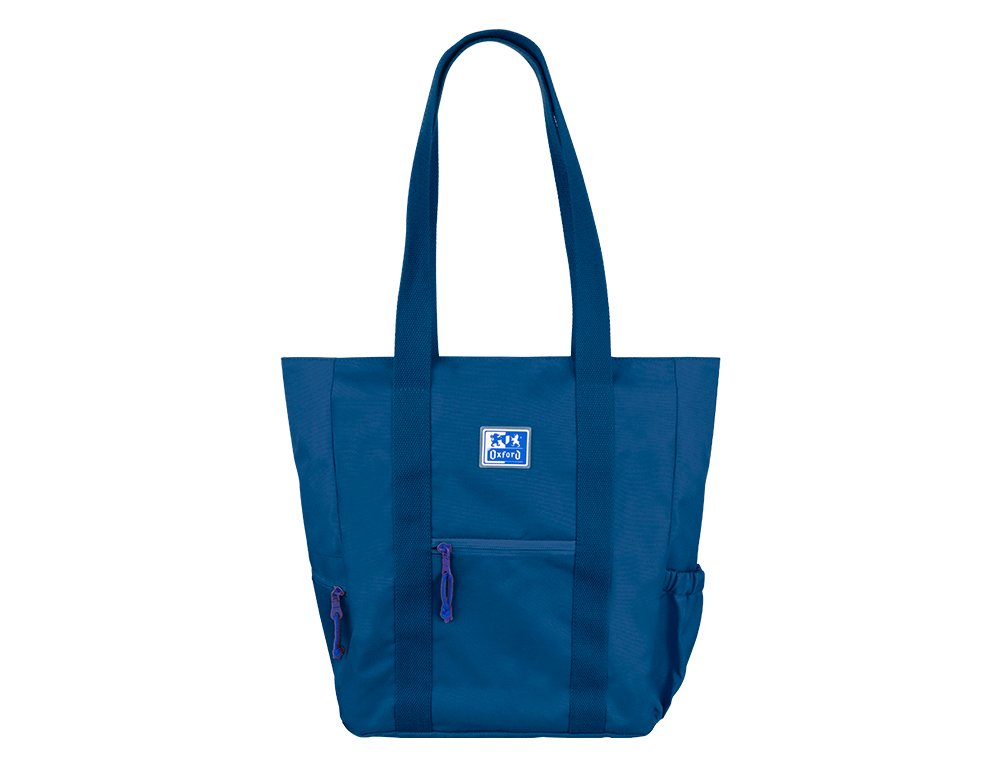 MOCHILA BOLSO OXFORD B-TRENDY AZUL MARINO