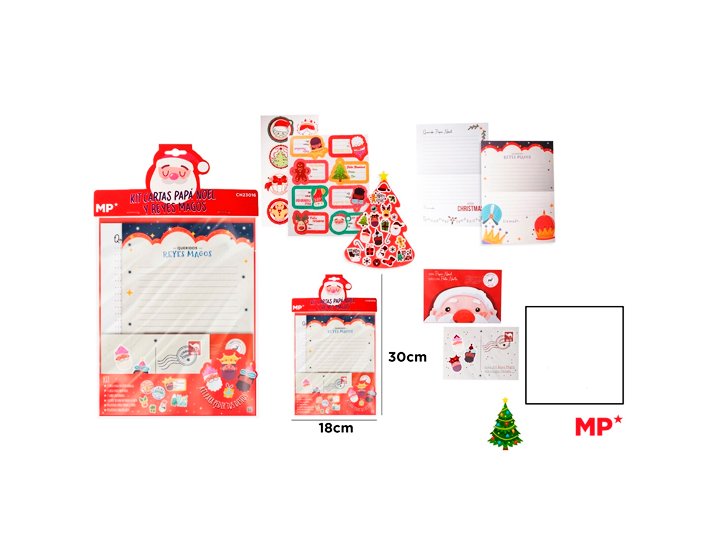 SET DE CARTAS PAP NOEL Y REYES