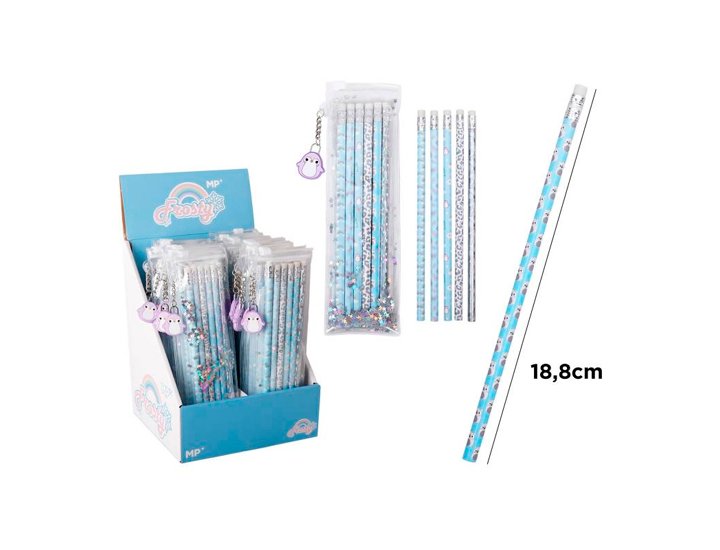 LAPICES CON GOMA EN ESTUCHE FANTASIA