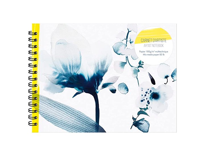 BLOC ESPIRAL ALBUM 180 Gramos 32X24 Cm 40 Hojas LISO INKEBANA