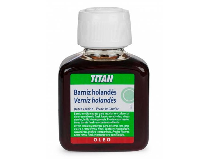 BARNIZ TITAN HOLANDES PARA OLEO 100 cc