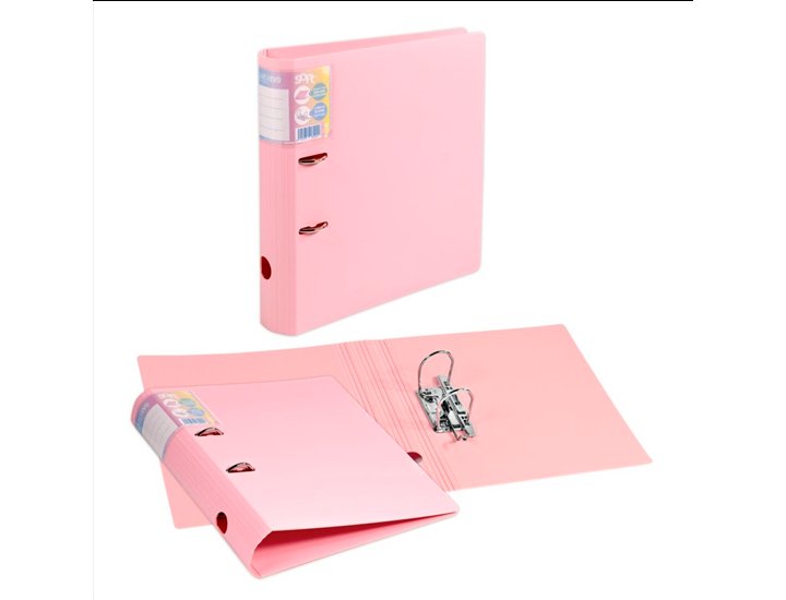 ARCHIVADOR PALANCA POLIPROPILENO 65MM FOAM SOFT ROSA