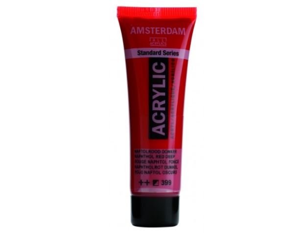 ACRILICO AMSTERDAM 020cc ROJO NAFTALO OSCURO