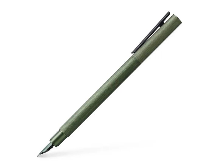 PLUMA FABER CASTELL NEO SLIM ALUMINIO VERDE OLIVA PLUMIN F