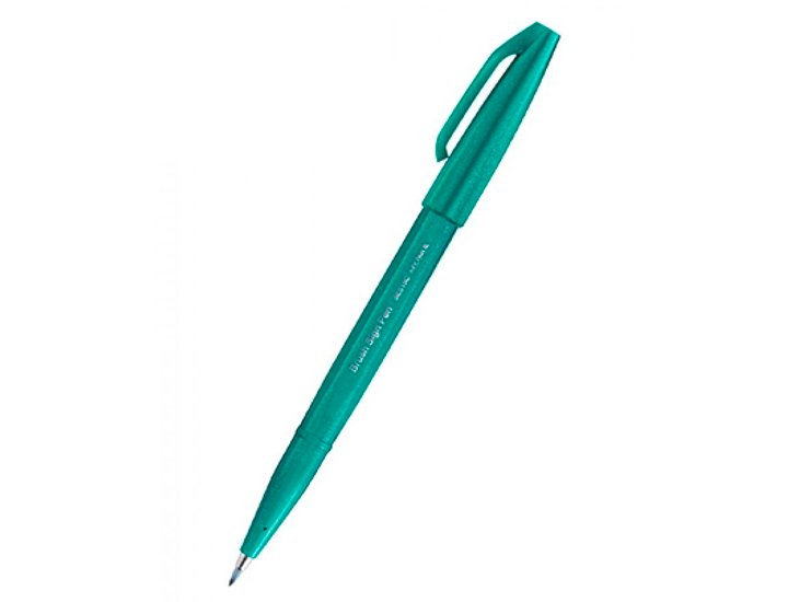 ROTULADOR C/ PUNTA DE PINCEL BRUSH SIGN PEN VERDE TURQUESA