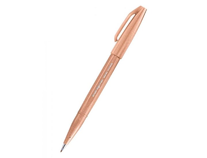 ROTULADOR C/ PUNTA DE PINCEL BRUSH SIGN PEN MARRON CLARO