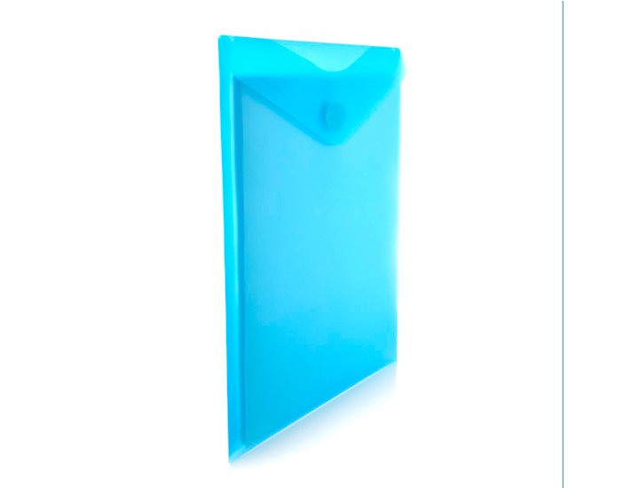 DOSSIER BOLSA VELCRO DINA4+ OFFICE BOX AZUL