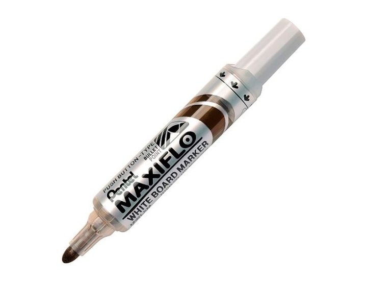 ROTULADOR PIZARRA PENTEL MAXIFLO MARRON