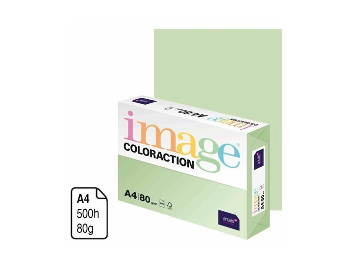 PAPEL COLOR IMAGE PACK 500 Hojas DINA4 VERDE PASTEL