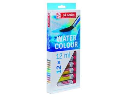 ACUARELA CAJA ART CREATION TUBO 12ML 12 COLORES