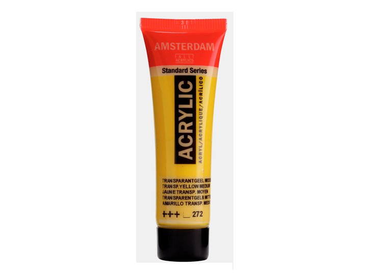 ACRILICO AMSTERDAM 020cc AMARILLO TRANSP.MED